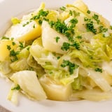 Rahmkohl mit Kartoffeln Beilage